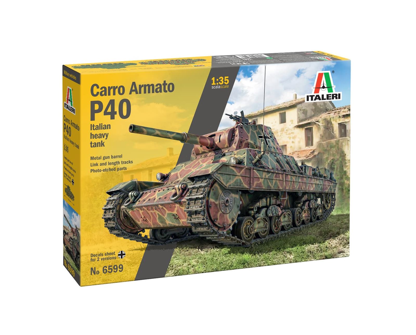 1/35 Carro Armato P40 Italian Heavy Tank - Imagen 2