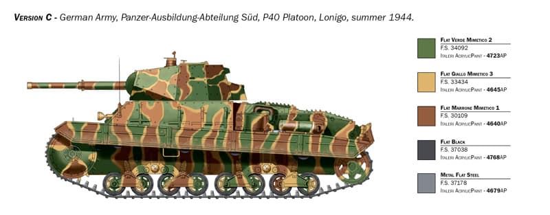 1/35 Carro Armato P40 Italian Heavy Tank - Imagen 5