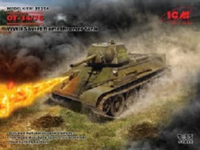 1/35 OT-34/76, WWII Soviet flamethrower tank - Imagen 1