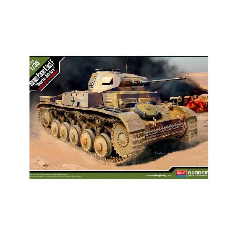 Academy German Panzer II Ausf.F N Africa Escala: 1/35 Referencia: 47613535 - Imagen 1