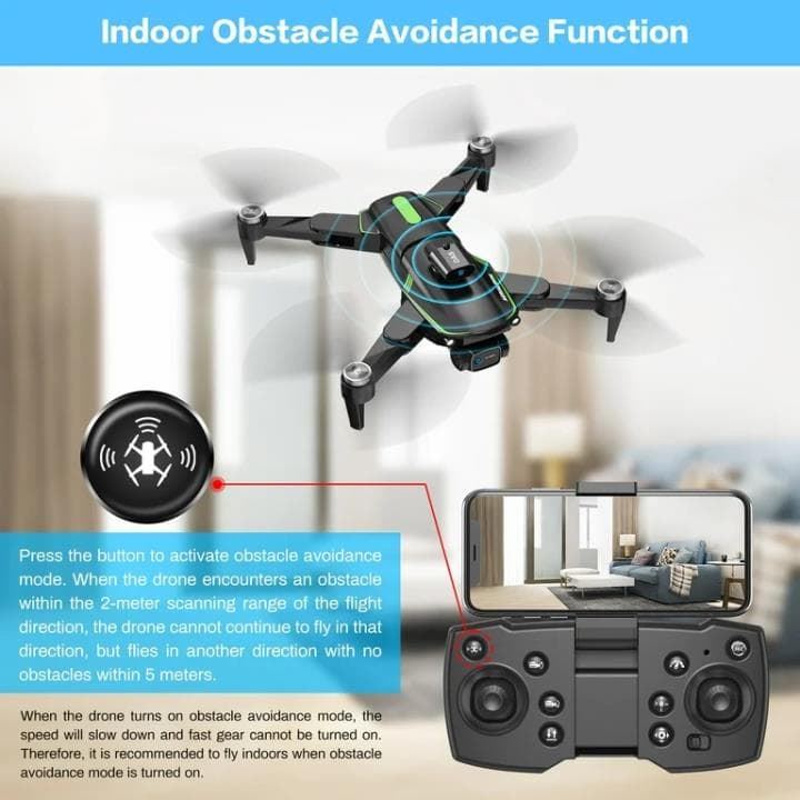 Drone plegable Brushless con camara Wiffi HD - Imagen 11