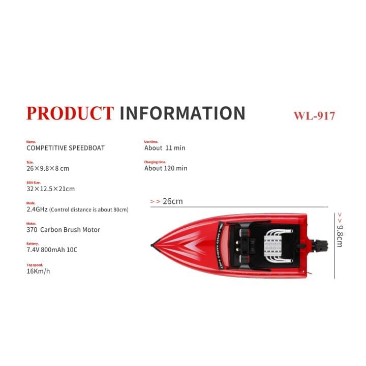 LANCHA JET SHIP CON MALETIN Ref. WL917 - Imagen 8