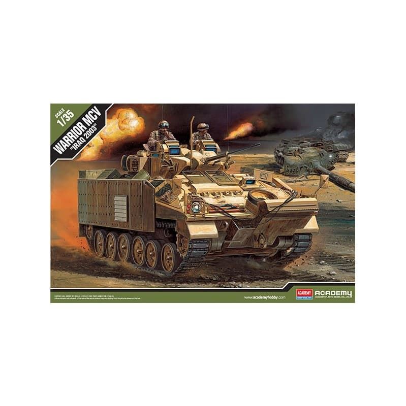 Maqueta Academy Tanque Warrior MCV Iraq 2003. Escala 1/35 - Imagen 1