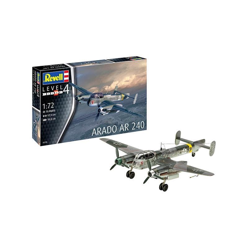 Revell Maqueta Avión Arado AR-240. Escala 1:72 03798 - Imagen 1