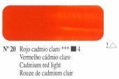 Rojo Cadmio Claro nº20 20ml. (serie 4) - Imagen 1